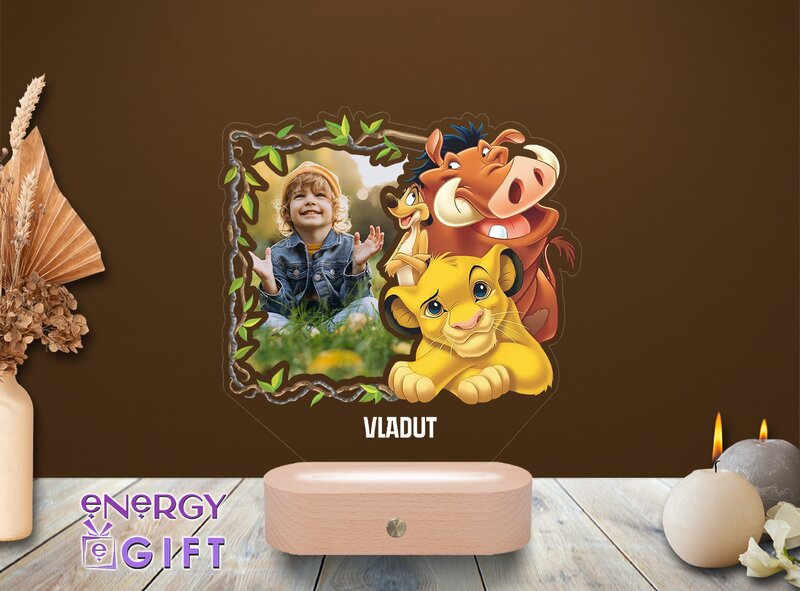 Lampi LED 3D personalizate pentru copii – modele cu eroi de poveste